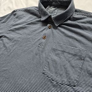 Patagonia Striped Polo Shirt Cotton in Conversion Regular Fit Men’s Medium